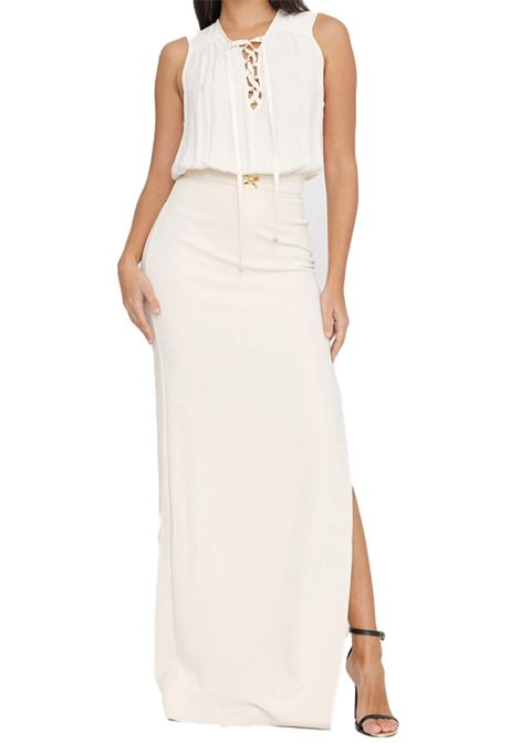 Abito Elisabetta Franchi donna ABR3851E2 193 burro georgette ELISABETTA FRANCHI | Abiti | ABR3851E2193